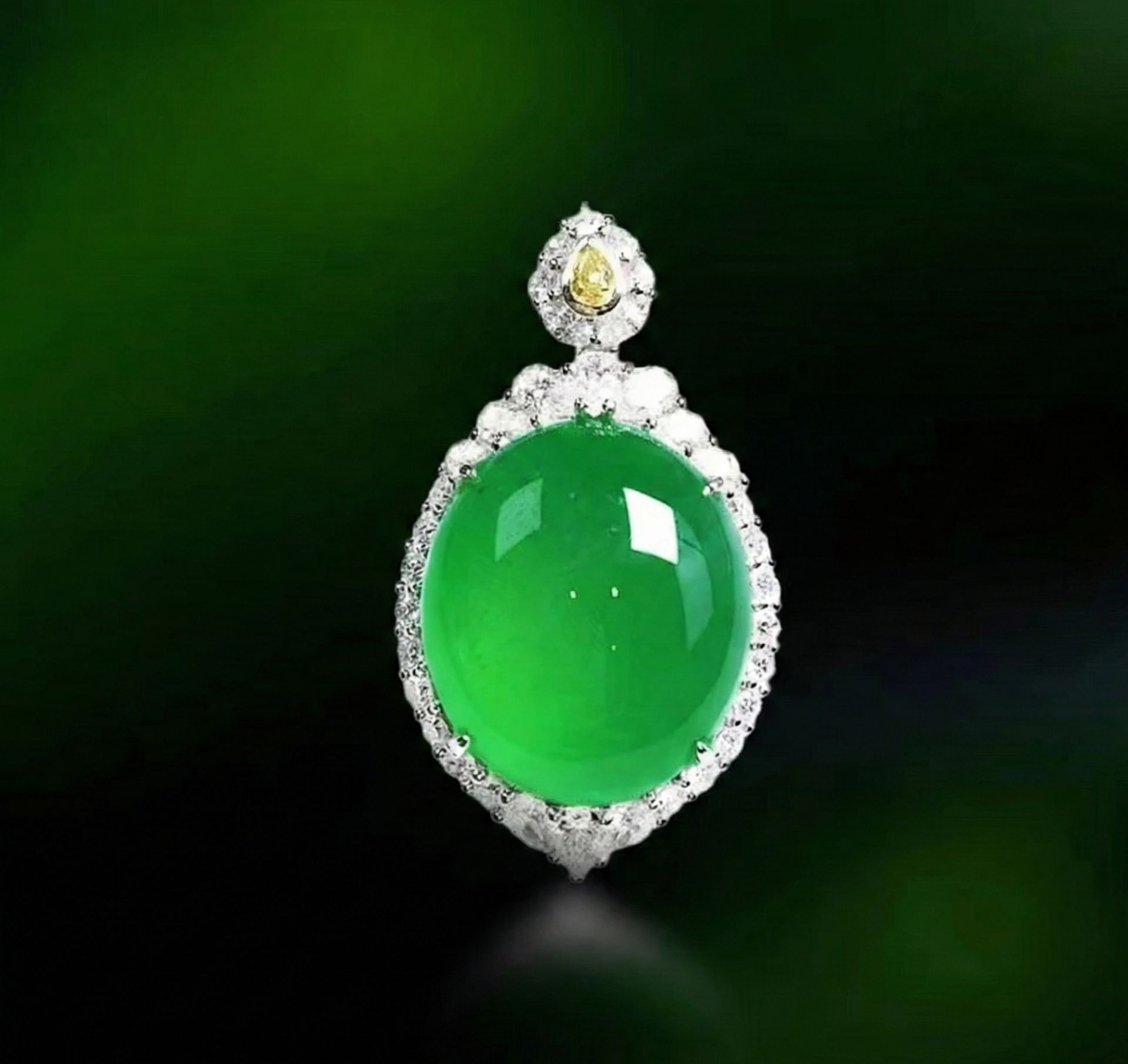 緬甸天然A貨翡翠-圓條陽綠-貴妃玉環 Mylink