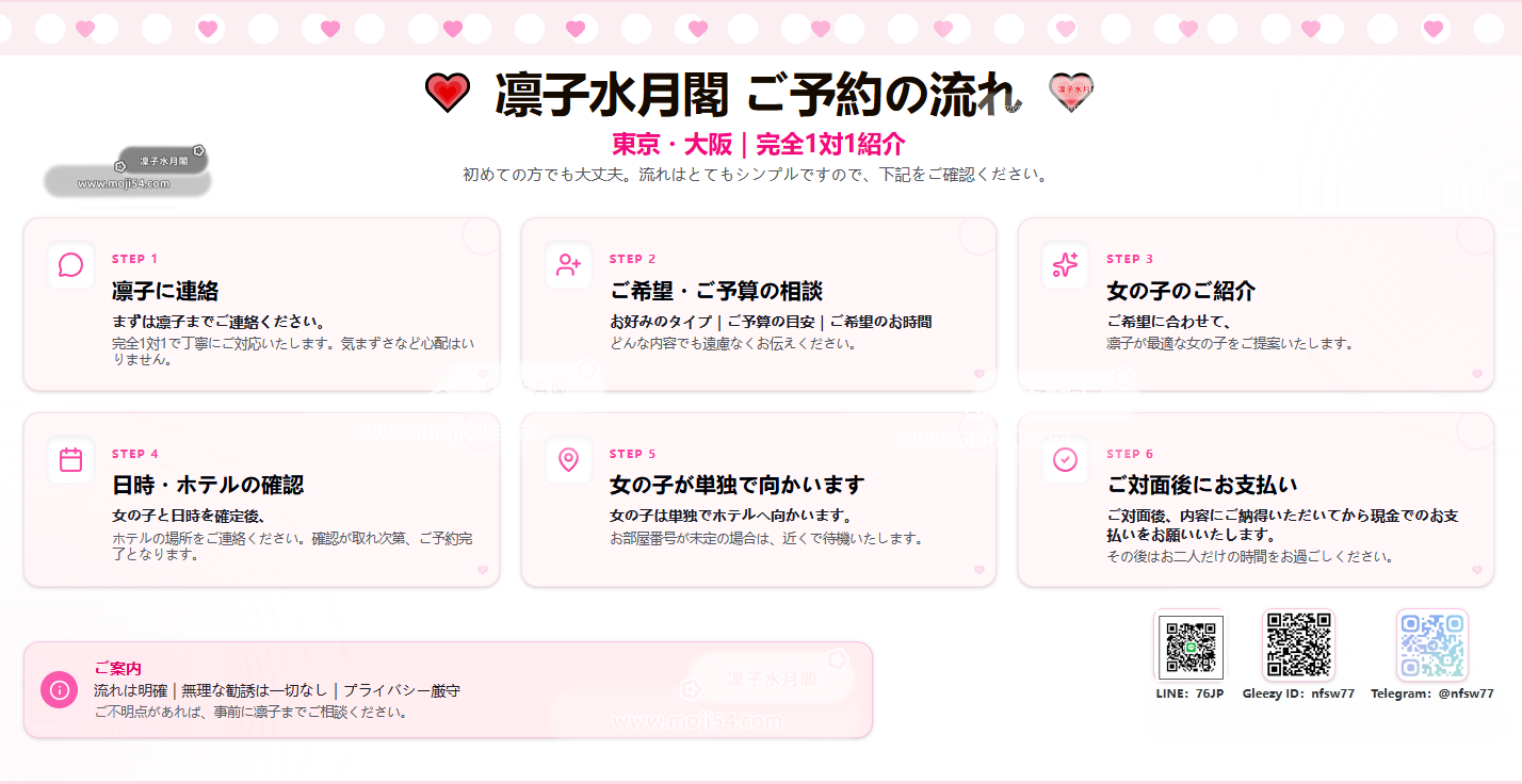 ご利用案内｜料金・エリア・サービス・流れ Mylink